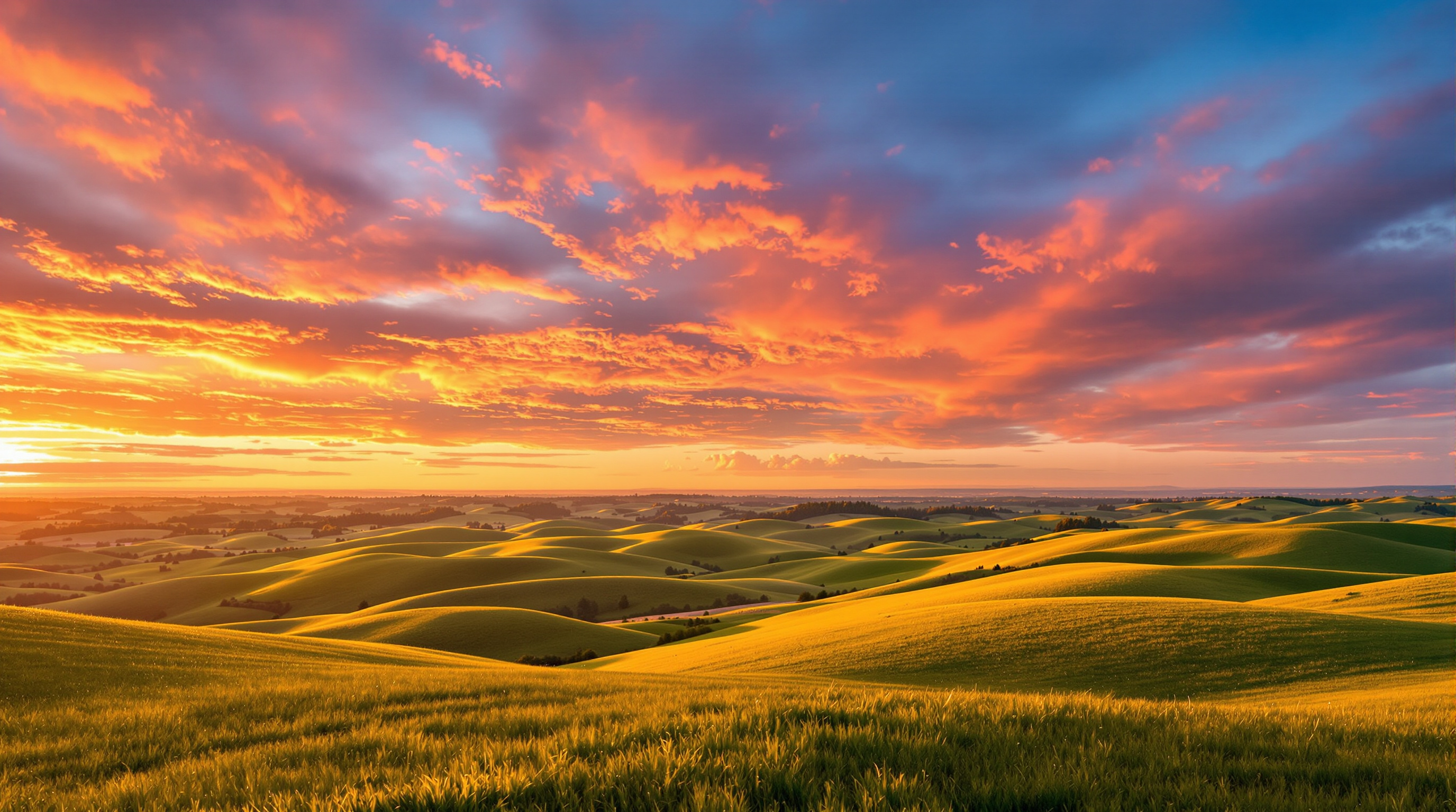 Golden hour landscape photography